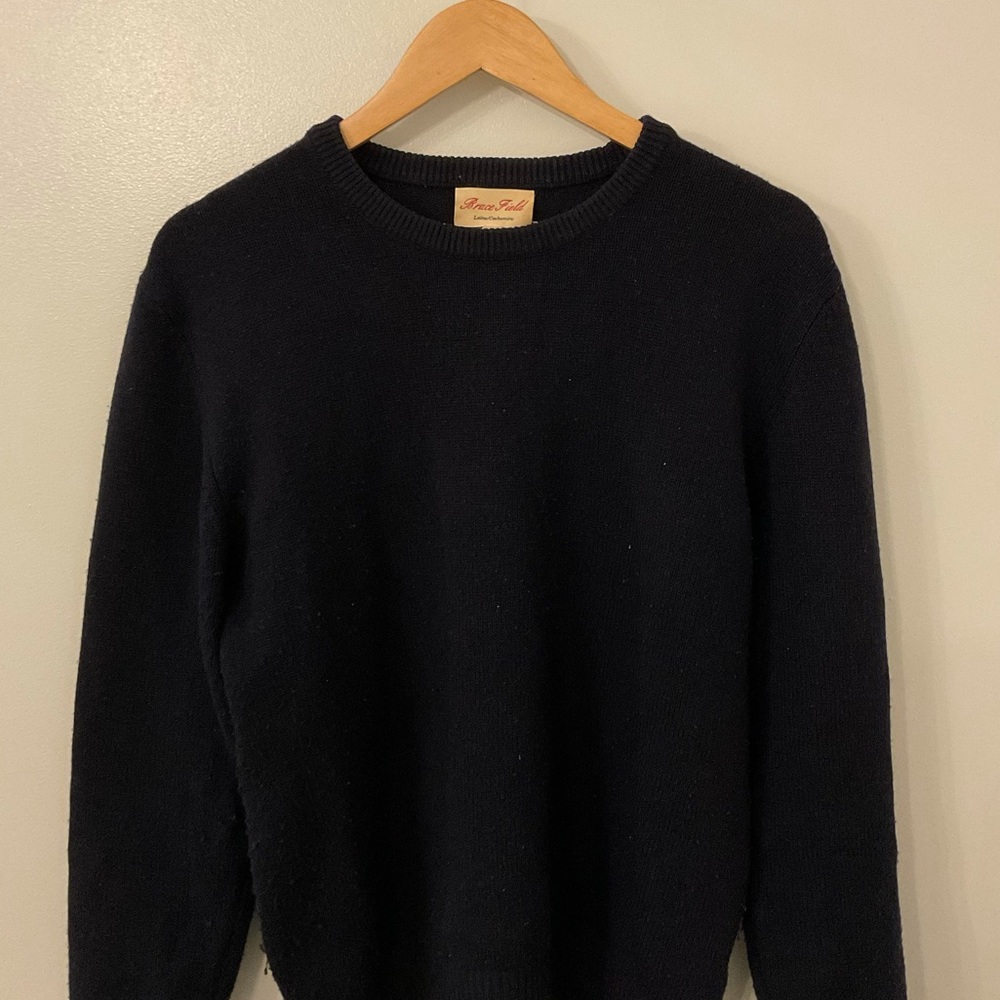 Navy Cashmere Sweater